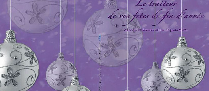 Eric traiteur Noel 2018